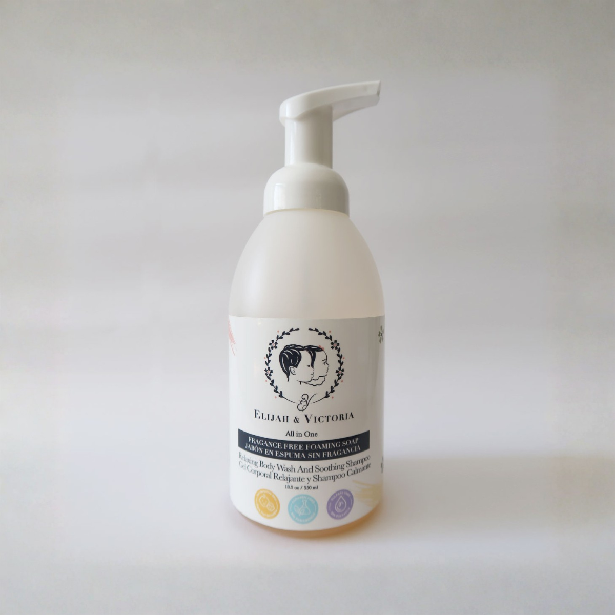 Gel Corporal Relajante & Shampoo Calmante 2 en 1 Sin Fragancia - Image 2