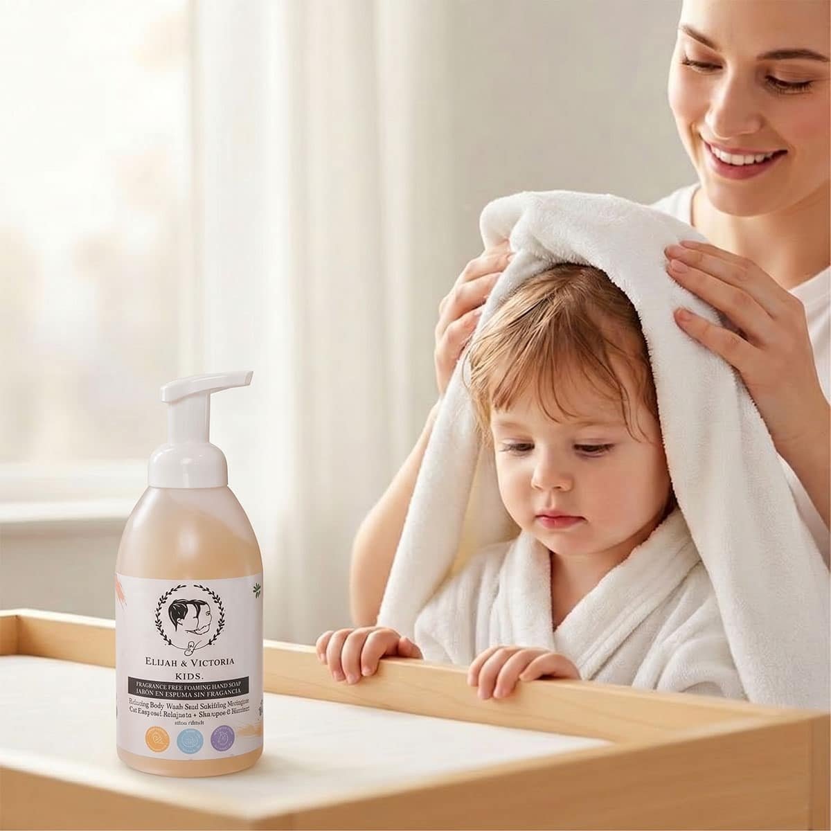 Gel Corporal Relajante & Shampoo Calmante Todo en Uno sin Fragancia - Image 3